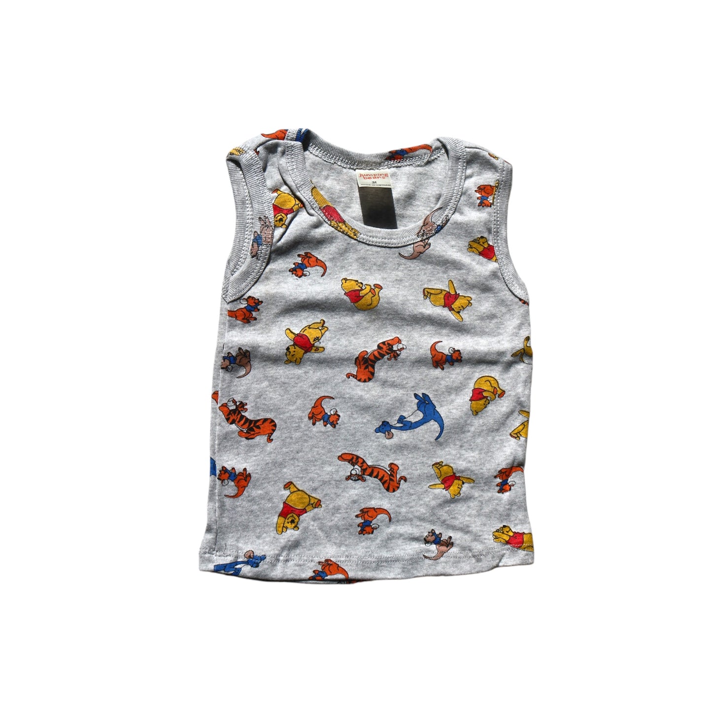 Pooh & Friends Singlet & Shorts Set - Grey