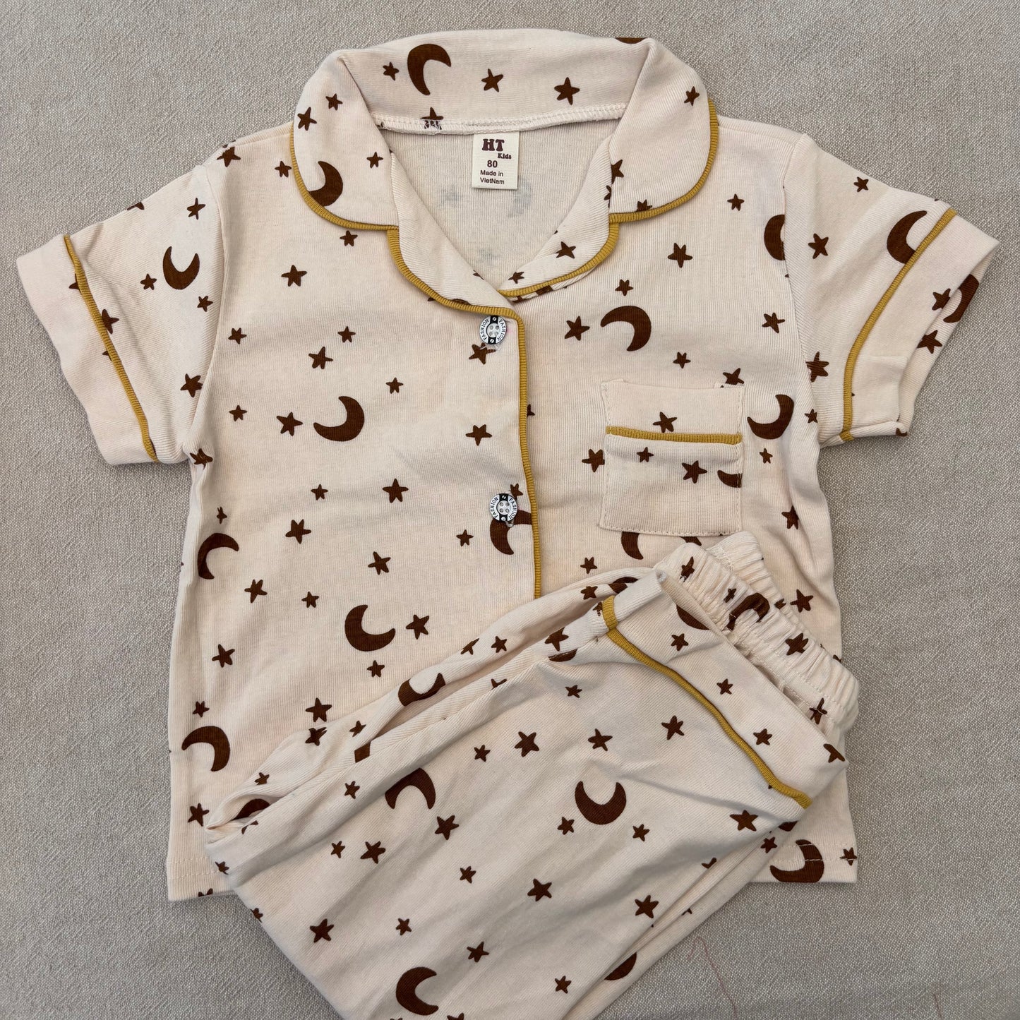 Starry Night Pajama's - Brown