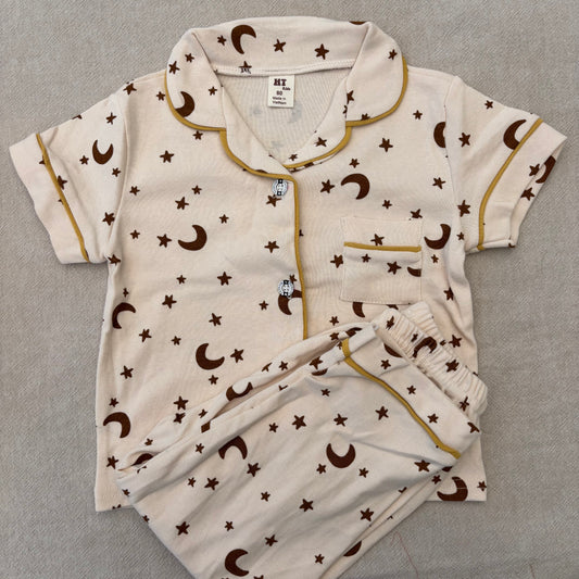 Starry Night Pajama's - Brown