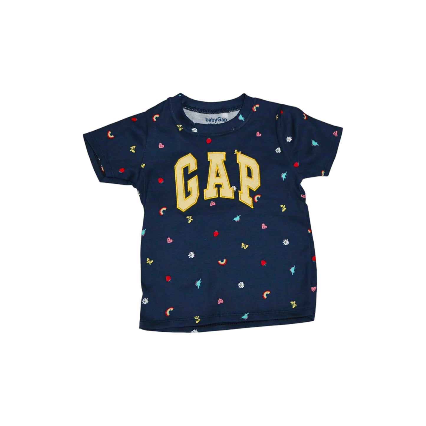 Mini Moji's T-Shirt & Shorts - Navy Blue