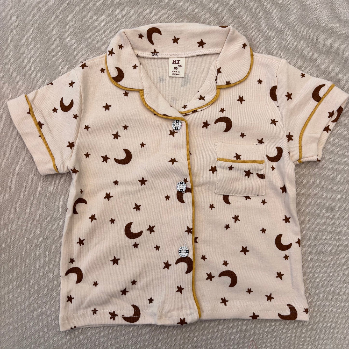 Starry Night Pajama's - Brown